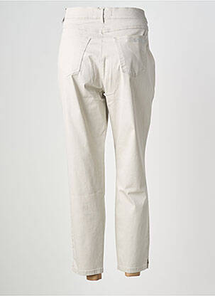 Pantalon 7/8 stretch taille normale beige TONI femme