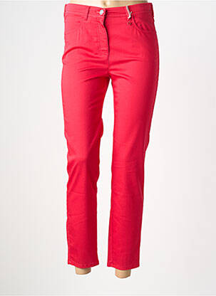 Pantalon 7/8 stretch taille normale rose TONI femme