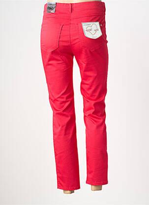 Pantalon 7/8 stretch taille normale rose TONI femme