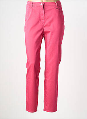Pantalon 7/8 stretch taille normale rose clair TONI femme