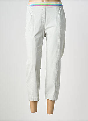 Pantacourt stretch taille normale gris TONI femme