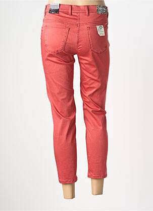 Pantalon 7/8 stretch taille normale orange TONI femme