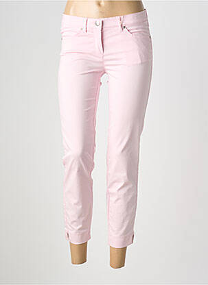Pantalon 7/8 stretch taille normale rose TONI femme