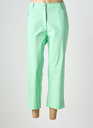Pantalon 7/8 stretch taille normale vert DIANE LAURY femme