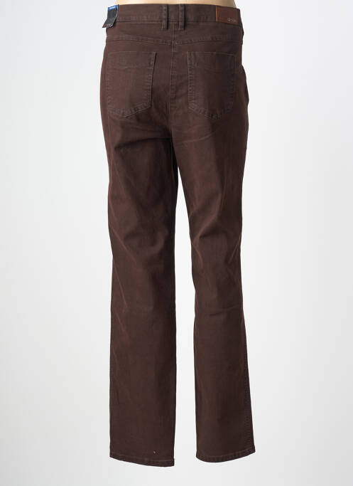 Pantalon droit stretch taille normale marron TONI femme