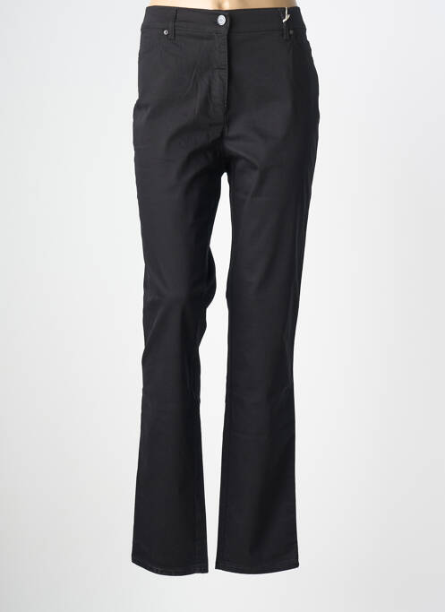 Pantalon droit stretch taille normale noir TONI femme