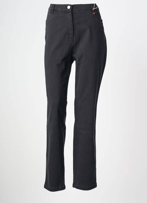 Jeans coupe droite stretch taille normale noir TONI femme