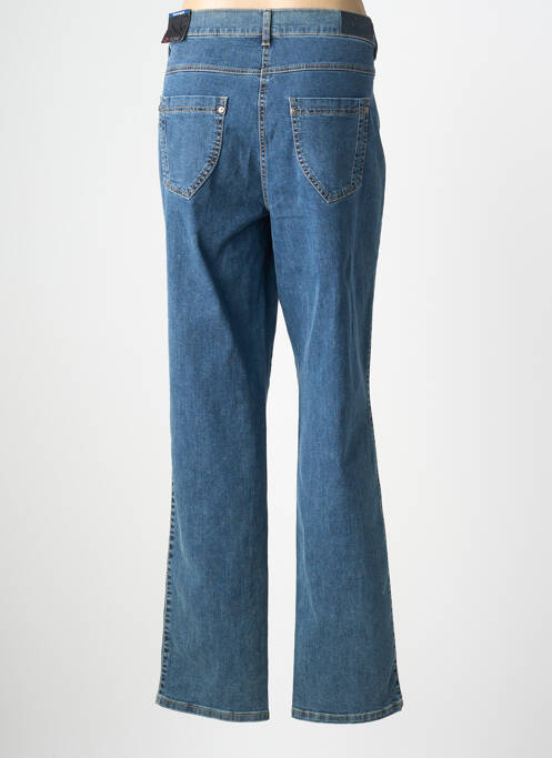 Jeans coupe droite stretch taille normale bleu TONI femme