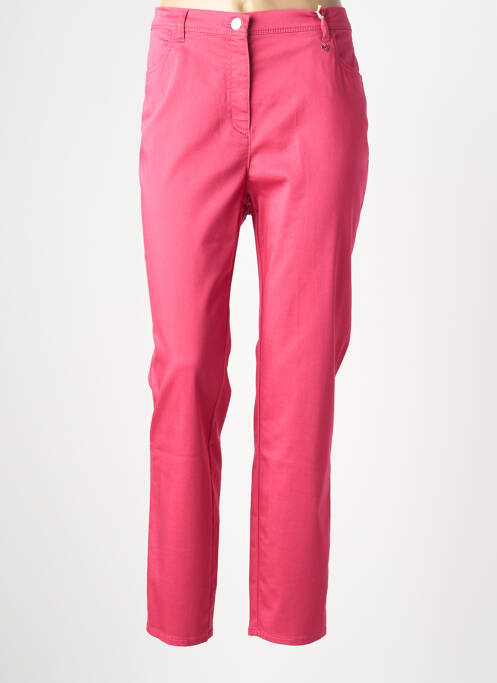Pantalon 7/8 stretch taille normale rose clair TONI femme