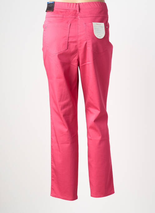 Pantalon 7/8 stretch taille normale rose clair TONI femme
