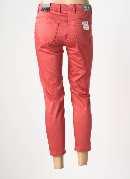 Pantalon 7/8 stretch taille normale orange TONI femme