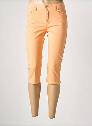 Pantacourt poches orange C'EST BEAU LA VIE femme