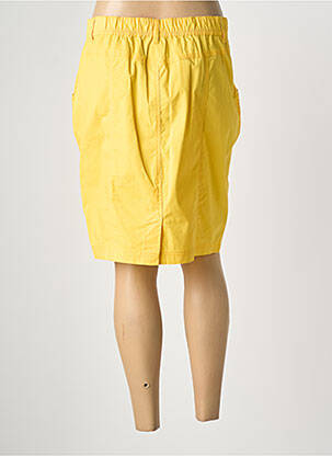 Jupe courte poches jaune TELMAIL femme