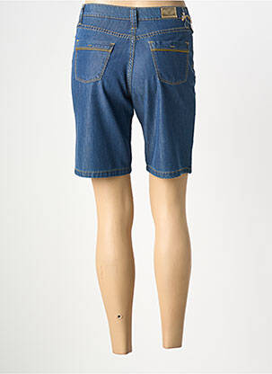 Bermuda coupe droite bleu WALTRON femme