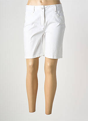 Bermuda coupe droite blanc DIANE LAURY femme