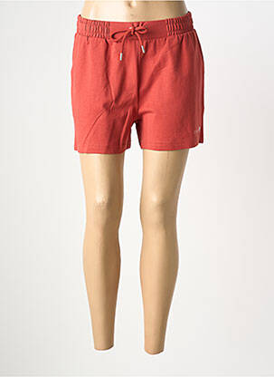 Short coupe droite rouge C'EST BEAU LA VIE femme