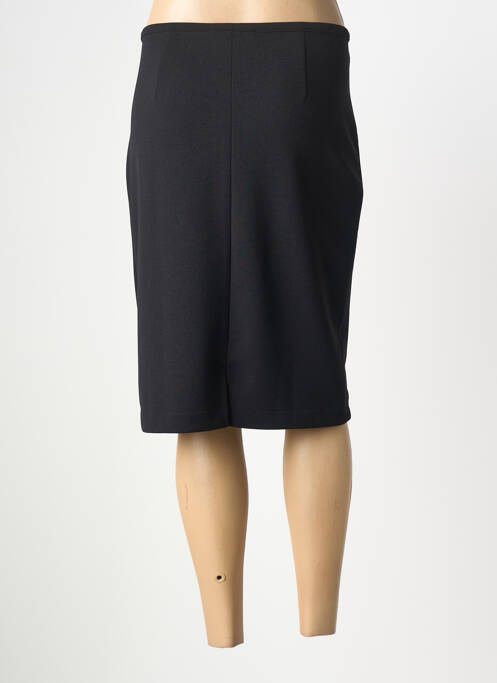 Jupe mi-longue stretch noir TELMAIL femme