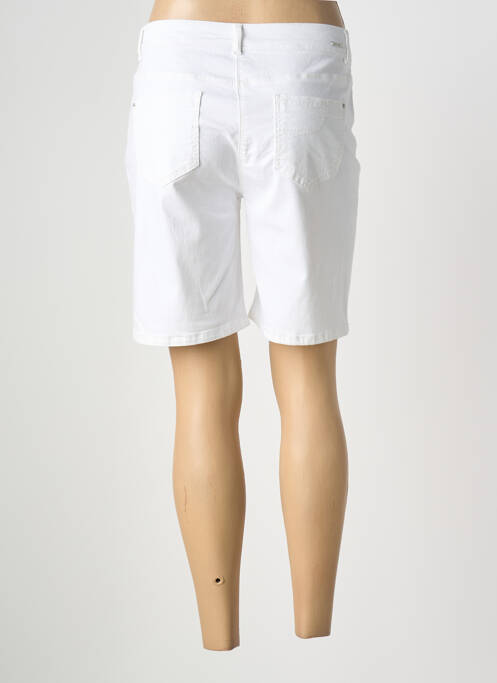 Bermuda coupe droite blanc DIANE LAURY femme