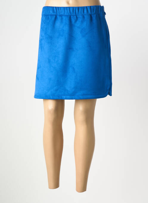 Jupe courte poches bleu C'EST BEAU LA VIE femme