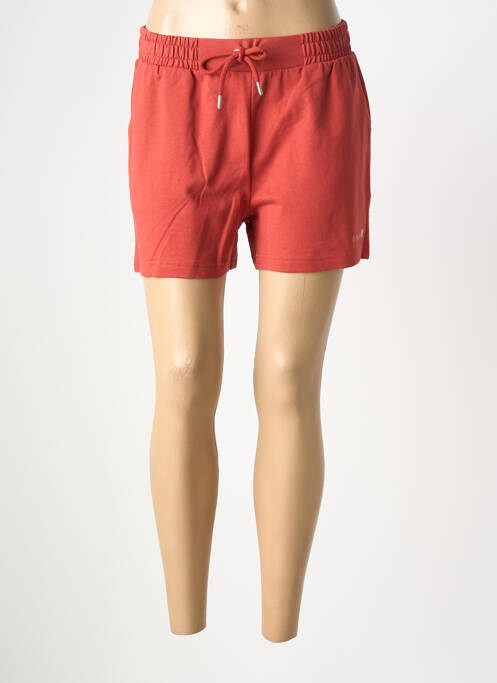 Short taille élastique rouge C'EST BEAU LA VIE femme