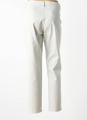 Pantalon 7/8 stretch taille normale blanc WALTRON femme
