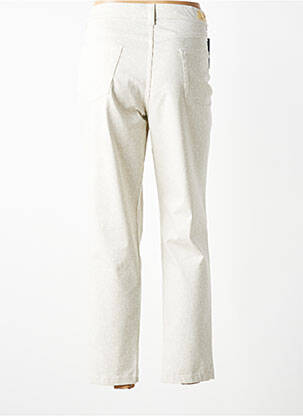 Pantalon 7/8 stretch taille normale beige WALTRON femme