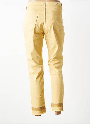 Pantalon 7/8 stretch taille normale beige WALTRON femme