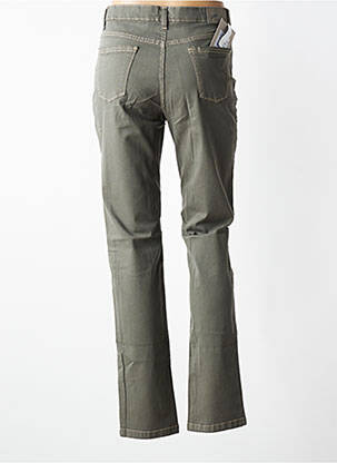 Pantalon droit stretch taille normale vert WALTRON femme