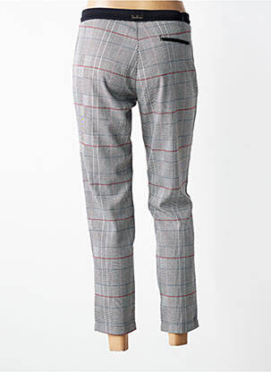 Pantalon 7/8 stretch taille normale gris WALTRON femme