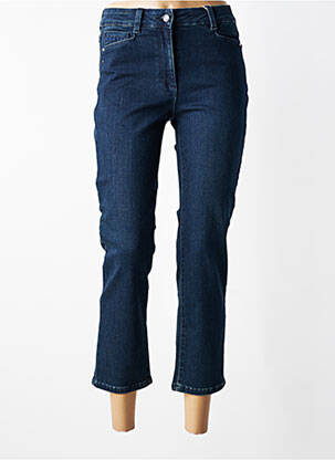 Pantacourt stretch taille normale bleu DIANE LAURY femme