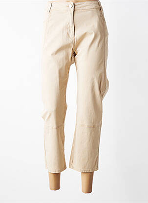 Pantacourt taille normale taille normale beige DIANE LAURY femme