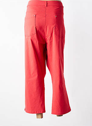 Pantalon 7/8 stretch taille normale rouge DIANE LAURY femme