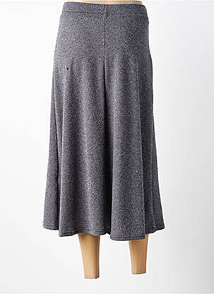 Jupe longue coupe droite gris DIANE LAURY femme
