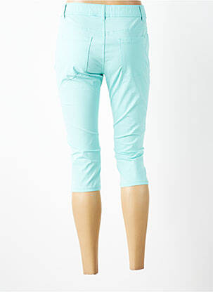 Pantacourt stretch taille normale bleu PLURIELLES femme