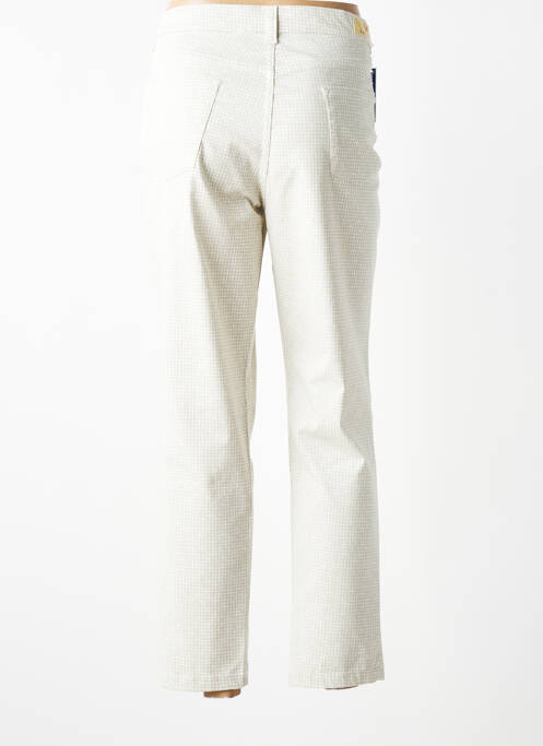 Pantalon 7/8 stretch taille normale beige WALTRON femme