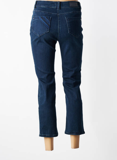 Pantacourt stretch taille normale bleu DIANE LAURY femme