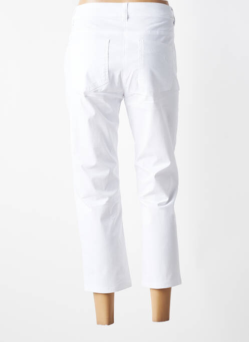 Pantacourt stretch taille normale blanc DIANE LAURY femme