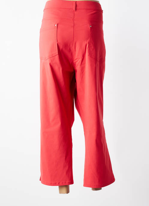 Pantalon 7/8 stretch taille normale rouge DIANE LAURY femme