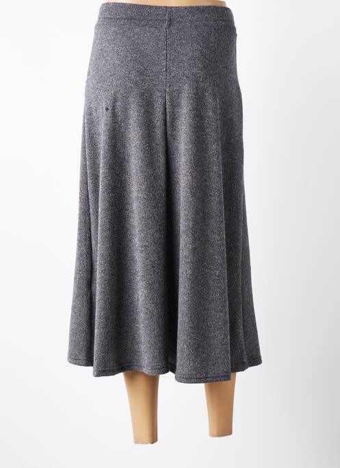 Jupe longue coupe droite gris DIANE LAURY femme