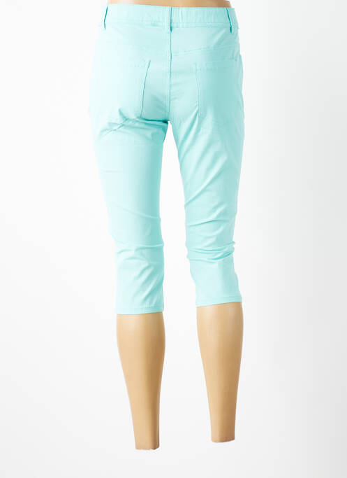 Pantacourt stretch taille normale bleu PLURIELLES femme