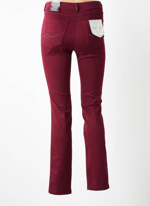 Pantalon slim stretch taille normale violet TONI femme