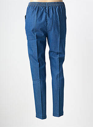Pantalon slim taille élastique taille normale bleu PLURIELLES femme
