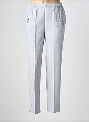 Pantalon slim taille élastique taille normale gris PLURIELLES femme