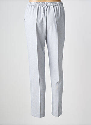 Pantalon slim taille élastique taille normale gris PLURIELLES femme