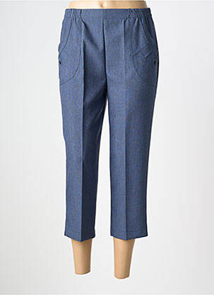 Pantacourt stretch taille normale bleu PLURIELLES femme