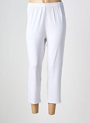 Legging tissage jersey taille normale blanc PLURIELLES femme