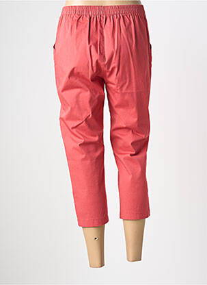 Pantacourt taille élastique taille normale rose PLURIELLES femme