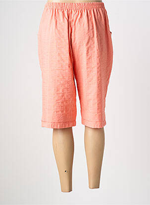 Bermuda taille élastique taille normale rose PLURIELLES femme