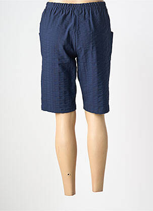 Bermuda taille élastique taille normale bleu PLURIELLES femme