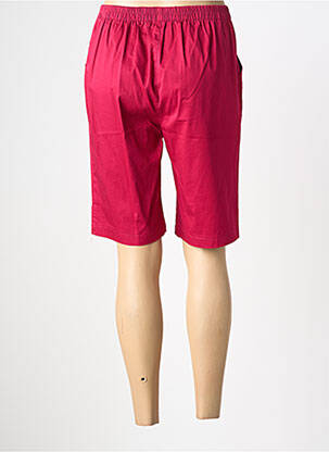 Bermuda taille élastique taille normale rose PLURIELLES femme